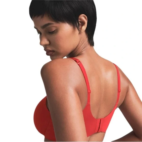 NWT SKIMS Ultimate Teardrop Push-Up‎ Bra in Cayenne 32B